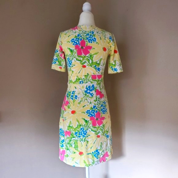 Lilly Pulitzer Dress in Blue Eyed Girl Print Size XS - Picture 8 of 16